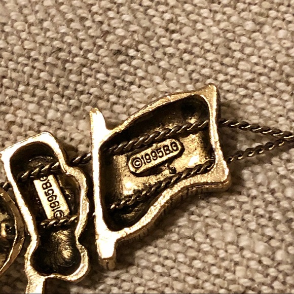 Vintage - America USA Gold Enamel Bracelet - Picture 6 of 7